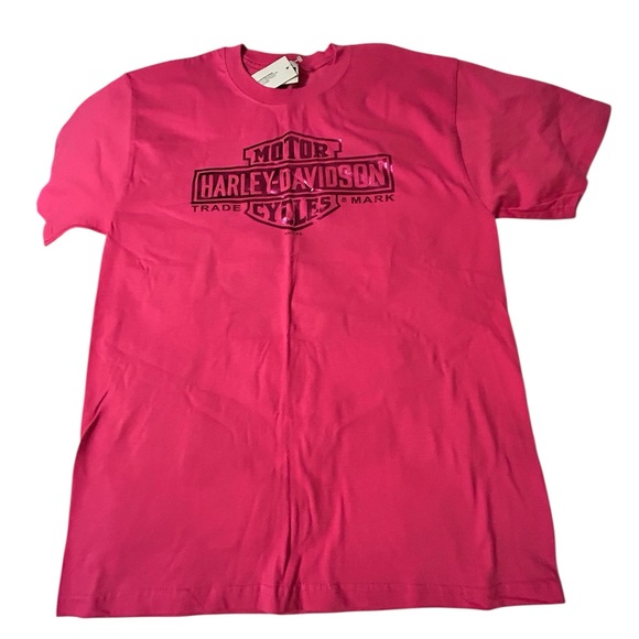 Harley-Davidson Tops - Harley-Davidson Pink Short Sleeve Tee